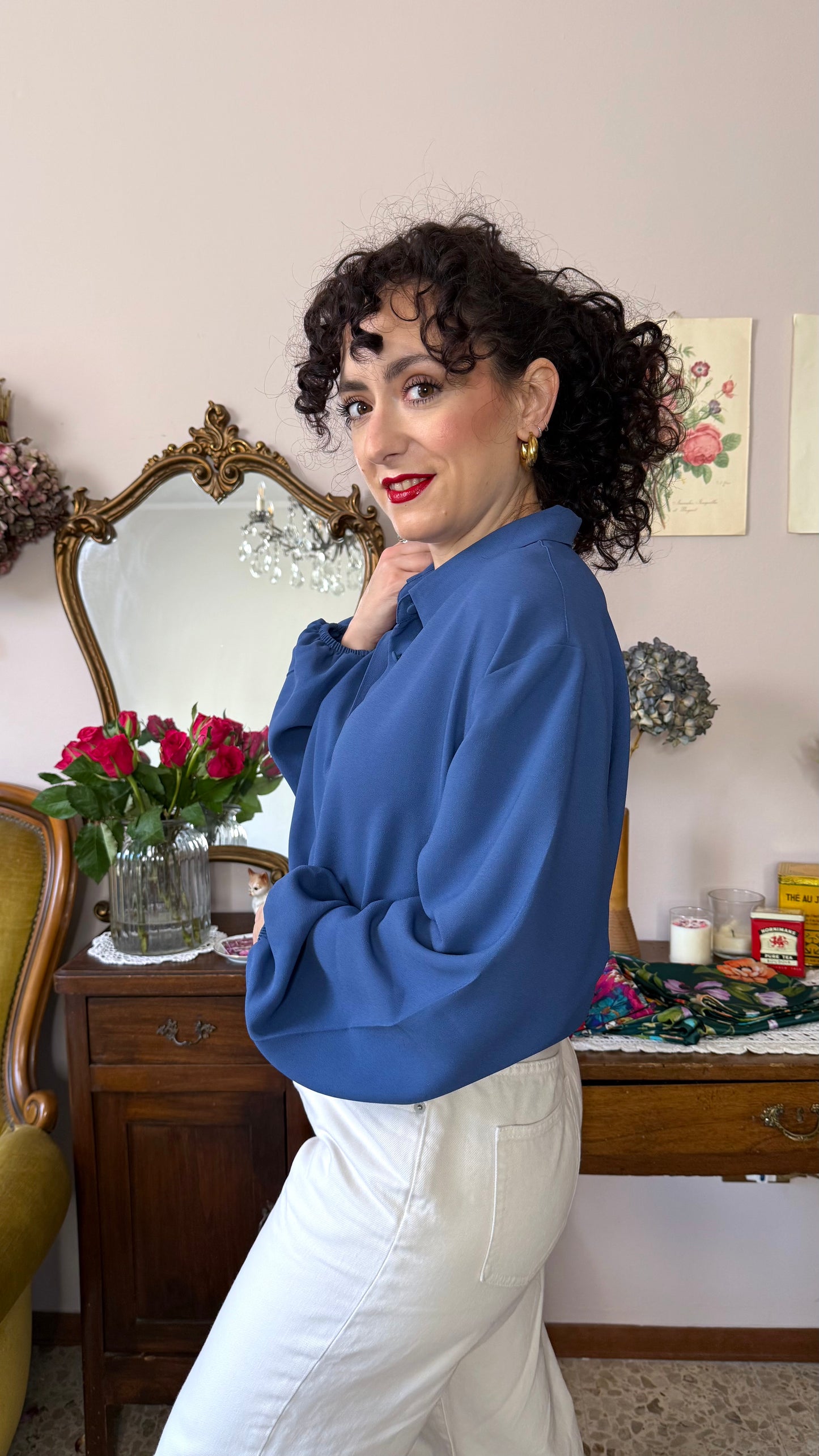 Camicia Julie, azzurro avio