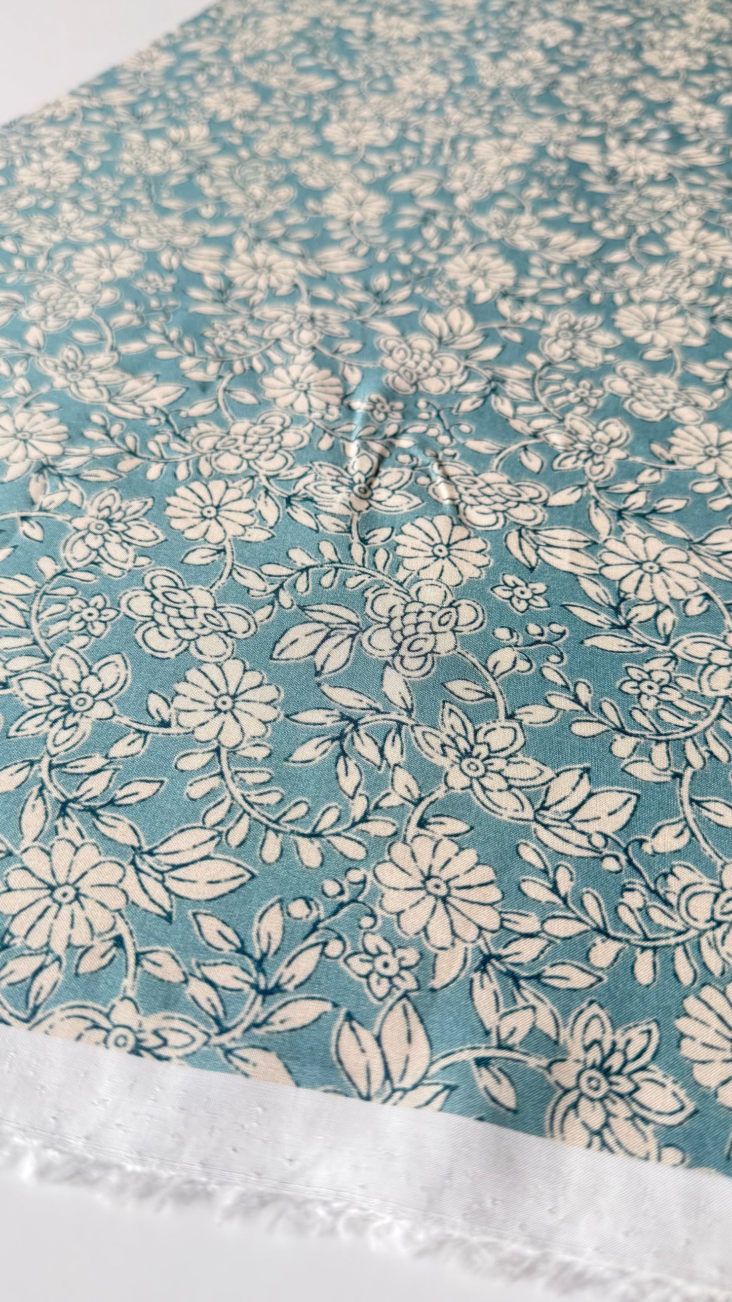 Blusa Serena, azzurro fiorellini