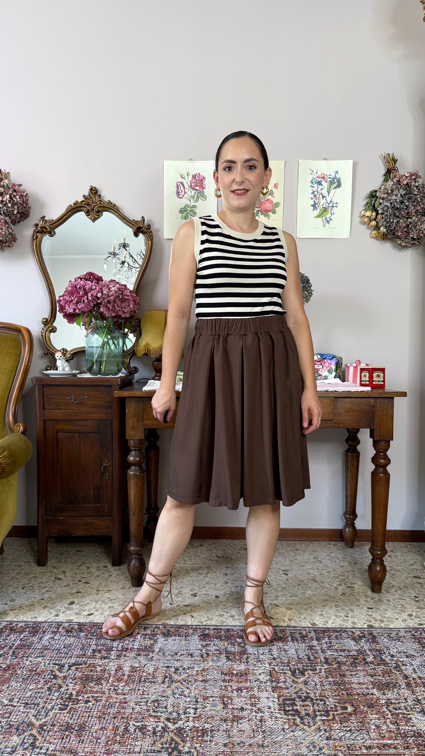 Gonna-Pantalone Morena, cioccolato