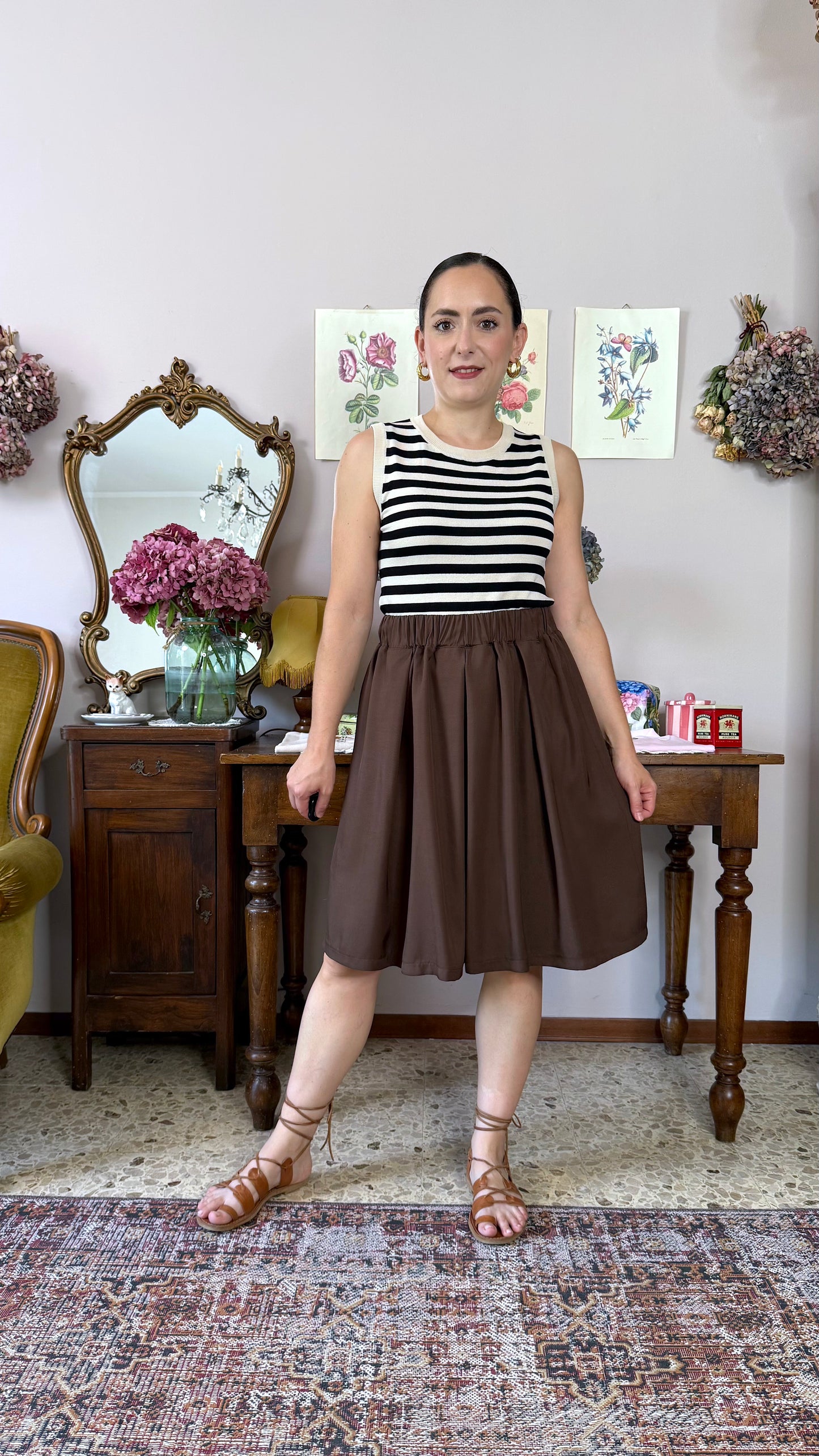 Gonna-Pantalone Morena, cioccolato