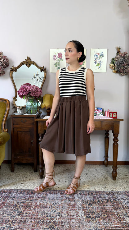 Gonna-Pantalone Morena, cioccolato