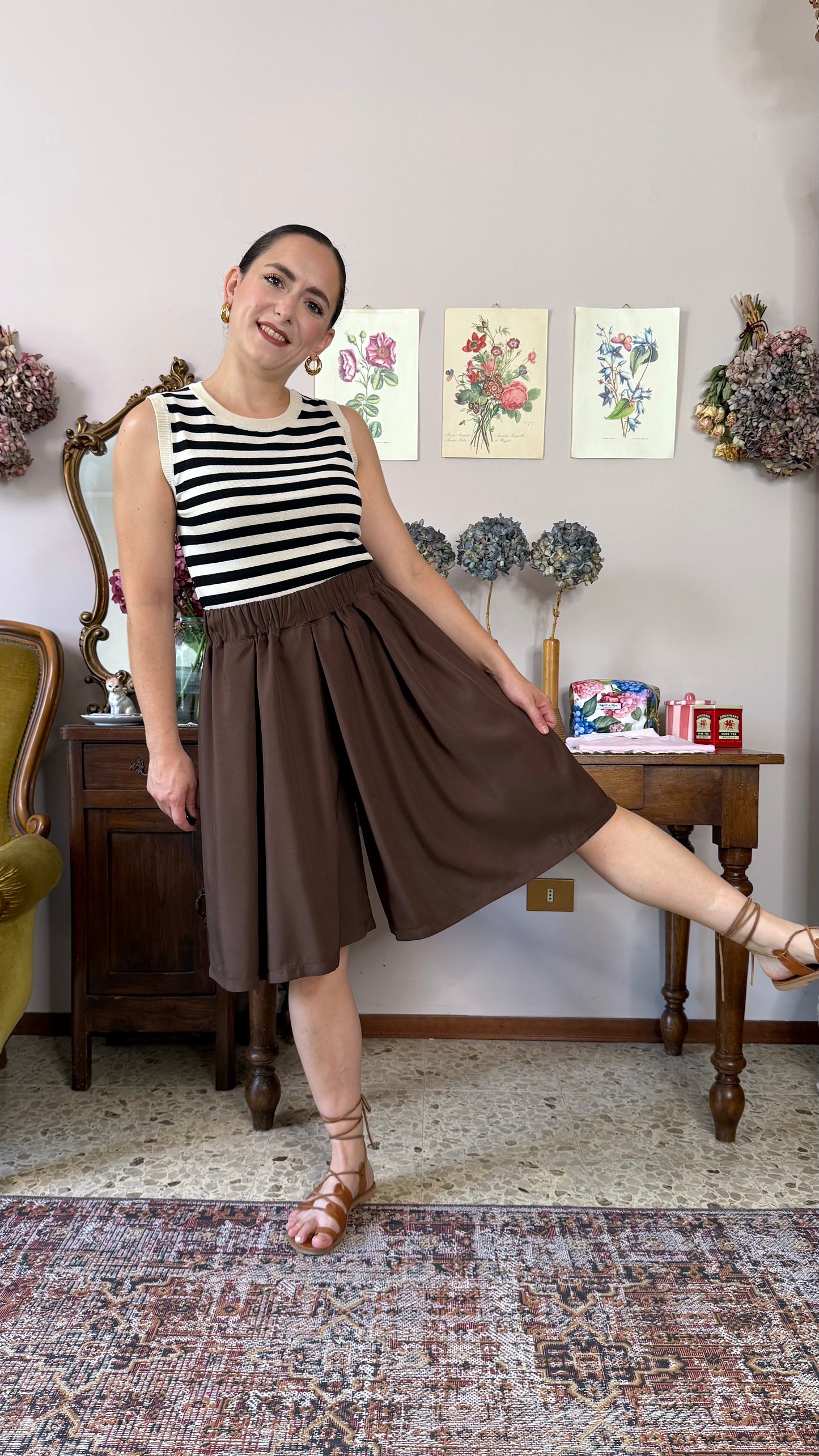 Gonna-Pantalone Morena, cioccolato