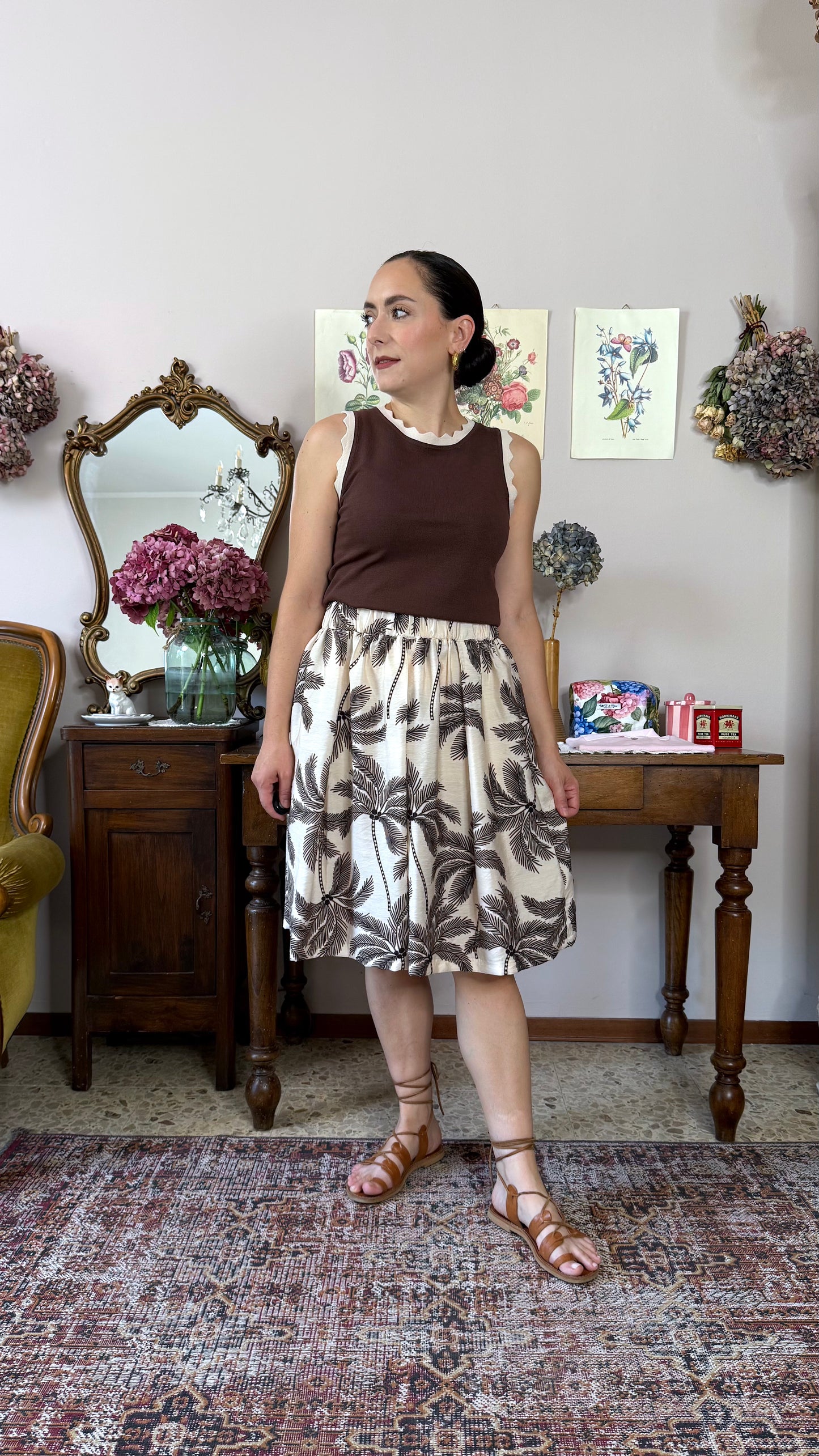 Gonna-Pantalone Morena, palme