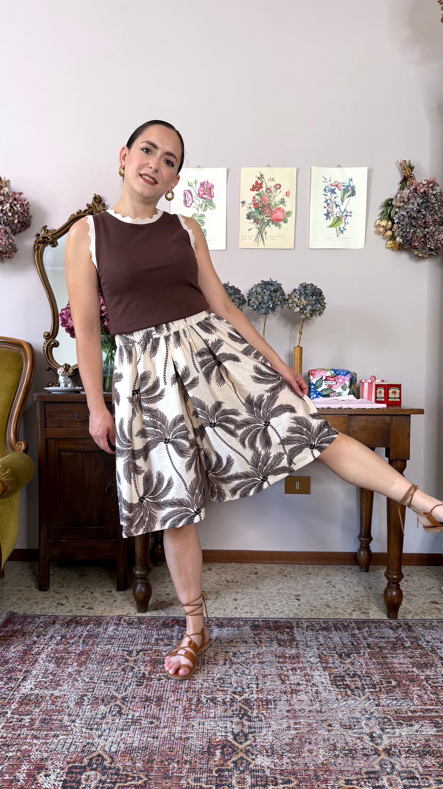Gonna-Pantalone Morena, palme