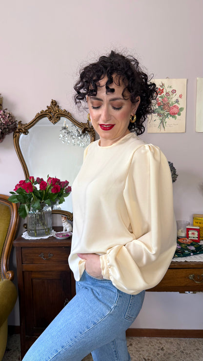 Blusa Camille, vaniglia