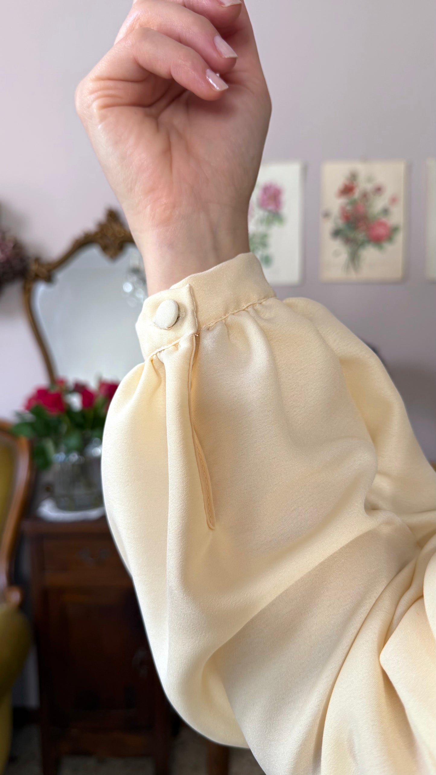 Blusa Camille, vaniglia