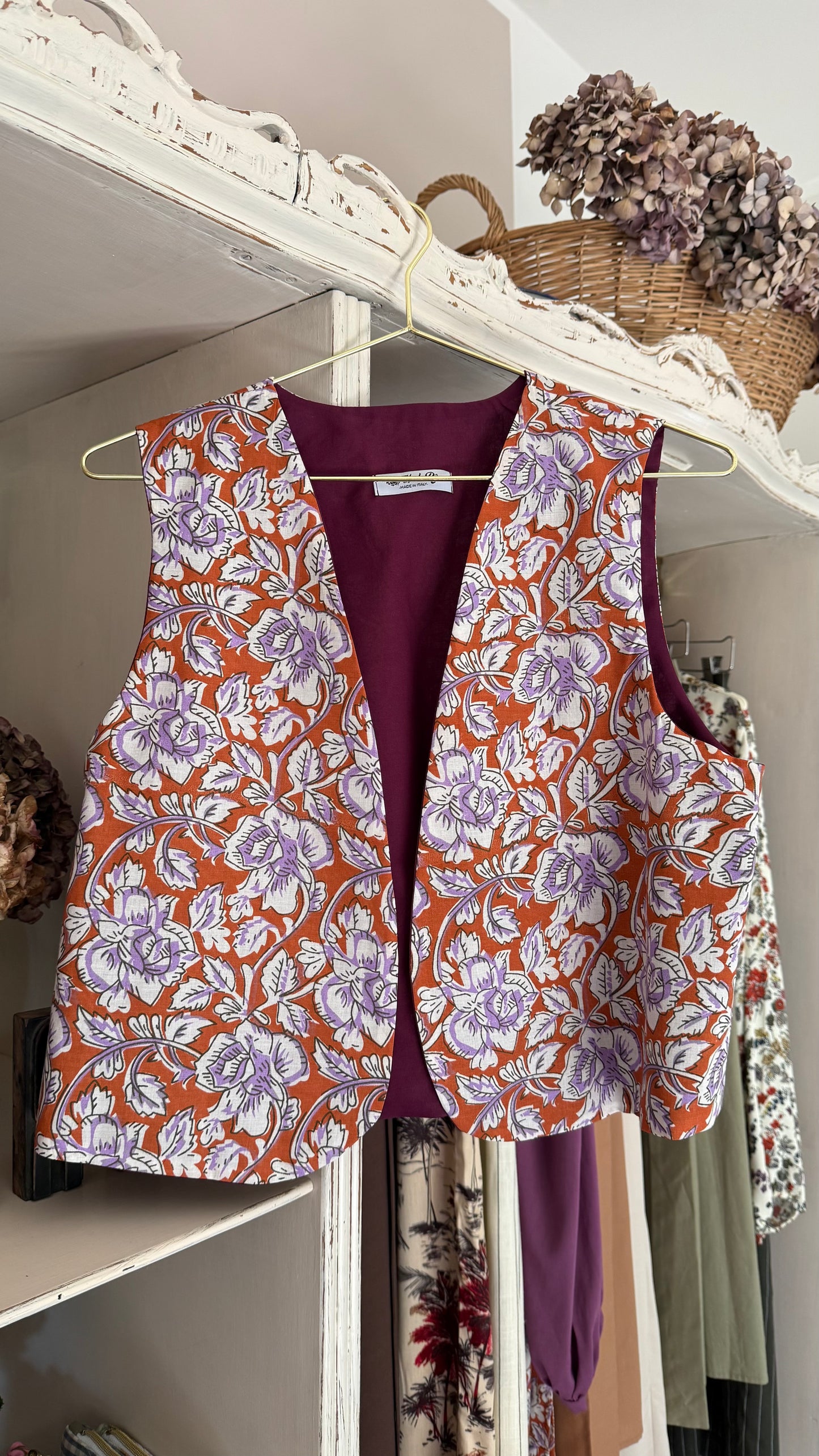 Gilet Iris, tramonto di Jaipur