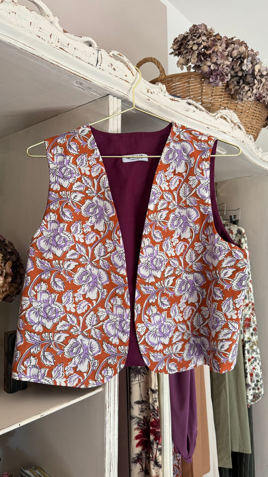 Gilet Iris, tramonto di Jaipur